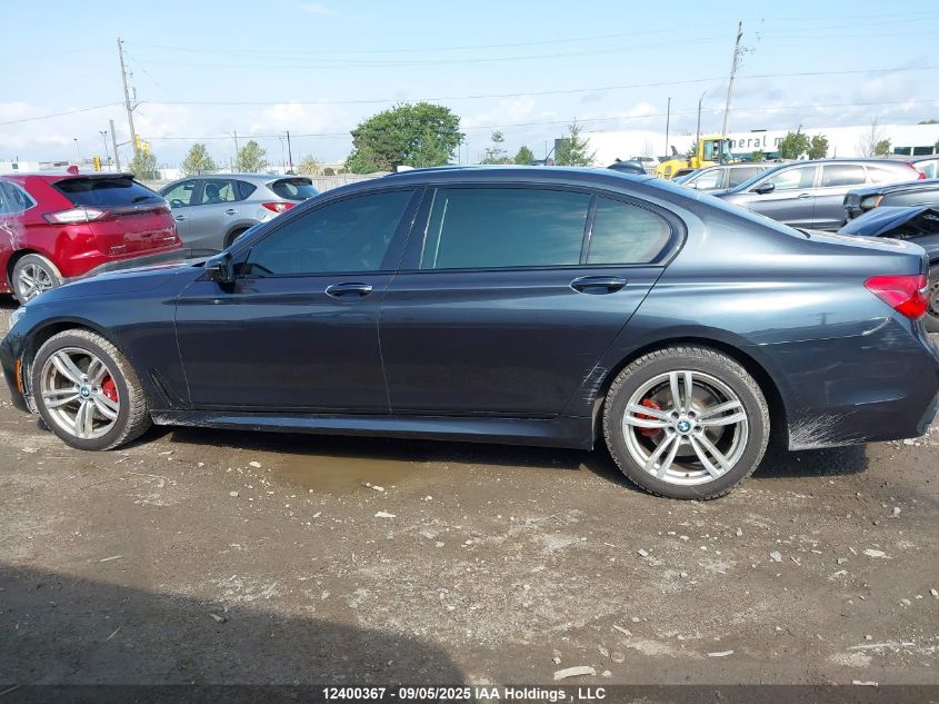 2016 BMW 750 Xi VIN: WBA7F2C57GG419770 Lot: 12400367