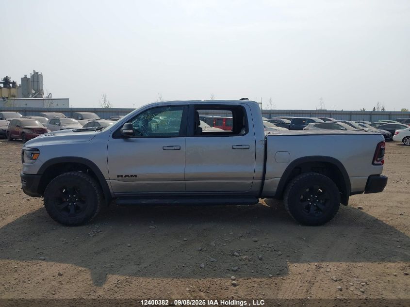 2021 Ram 1500 Rebel VIN: 1C6SRFLT4MN689273 Lot: 12400382