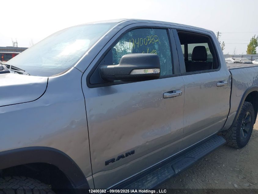 2021 Ram 1500 Rebel VIN: 1C6SRFLT4MN689273 Lot: 12400382