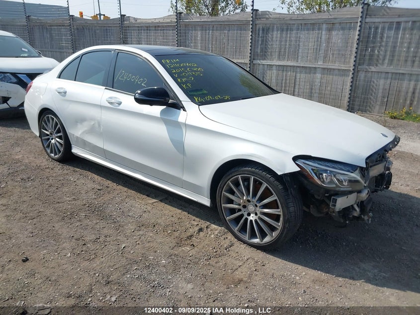 55SWF6GB7FU011315 2015 Mercedes-Benz C-Class auction photo 1
