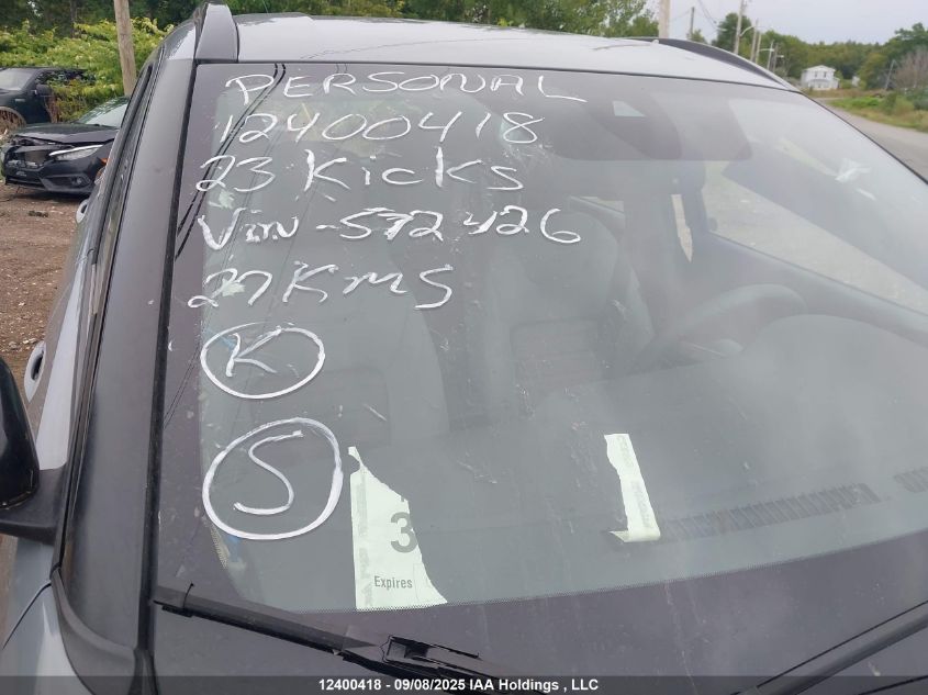 2023 Nissan Kicks Sr VIN: 3N1CP5DV4PL572426 Lot: 12400418