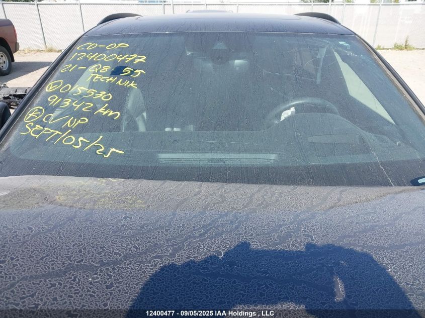 2021 Audi Q8 55 Technik VIN: WA1FVAF10MD015530 Lot: 12400477