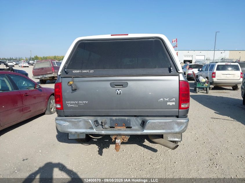 2006 Dodge Ram 2500 St/Slt/Laramie VIN: 3D7KS28C26G192996 Lot: 12400570