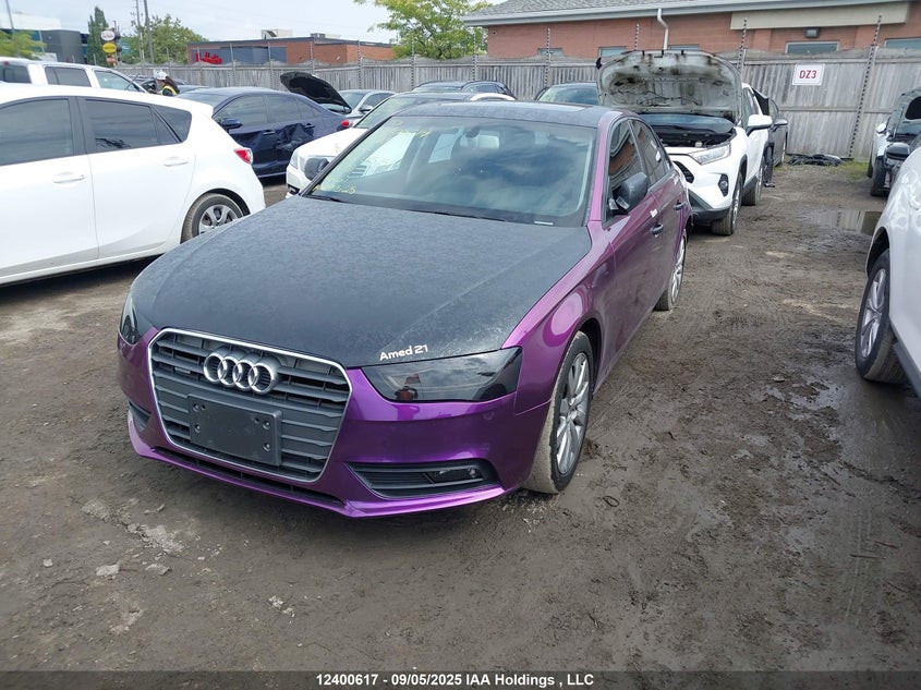 2013 Audi A4 2.0T VIN: WAUBFCFL6DN015151 Lot: 12400617