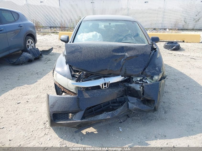 2009 Honda Civic Dx VIN: 2HGFA16289H020156 Lot: 12400643