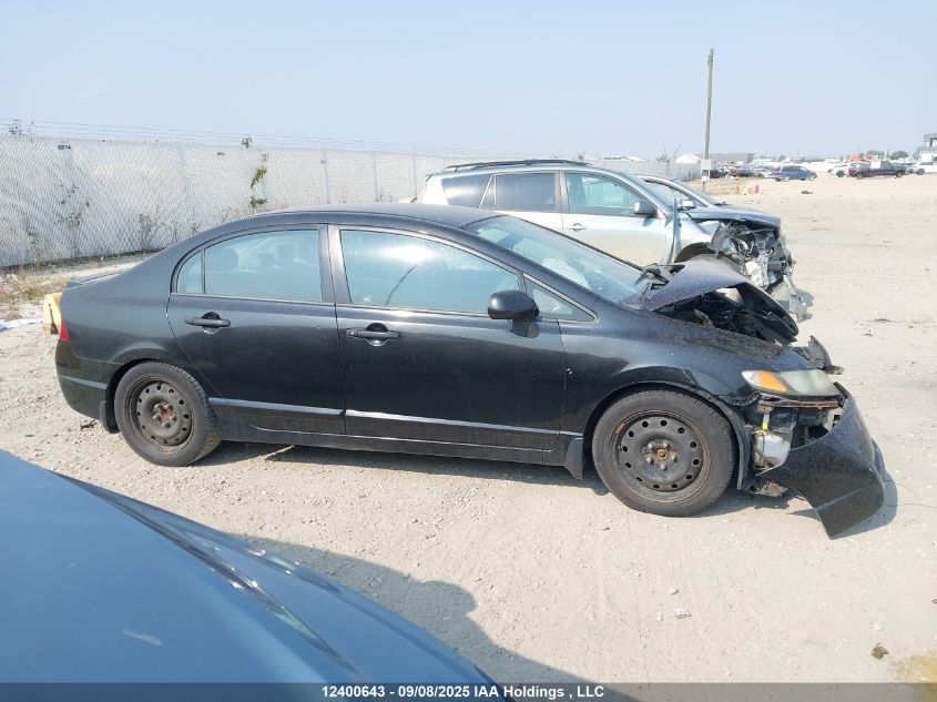 2009 Honda Civic Dx VIN: 2HGFA16289H020156 Lot: 12400643