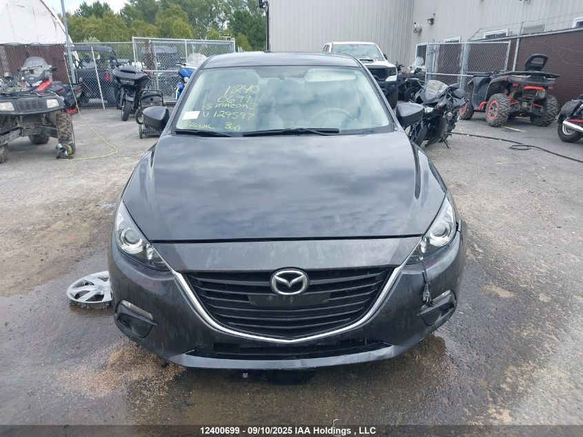 2015 Mazda 3 Sport VIN: 3MZBM1U76FM129597 Lot: 12400699