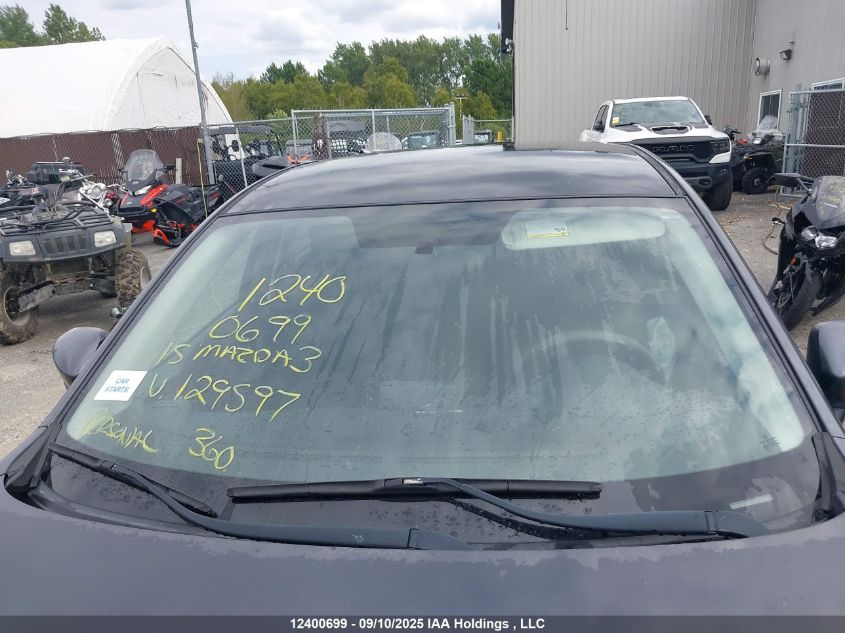 2015 Mazda 3 Sport VIN: 3MZBM1U76FM129597 Lot: 12400699