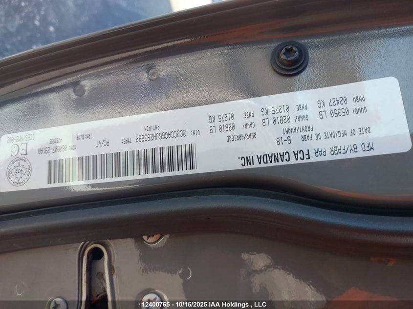 2C3CCAGG6JH293692 2018 CHRYSLER 300 photo no. 19