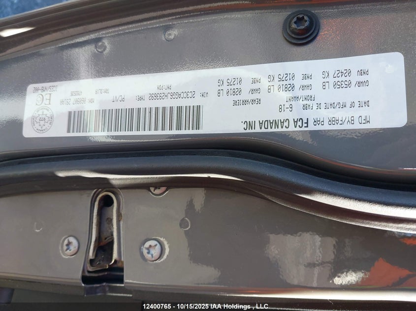 2C3CCAGG6JH293692 2018 CHRYSLER 300 photo no. 9