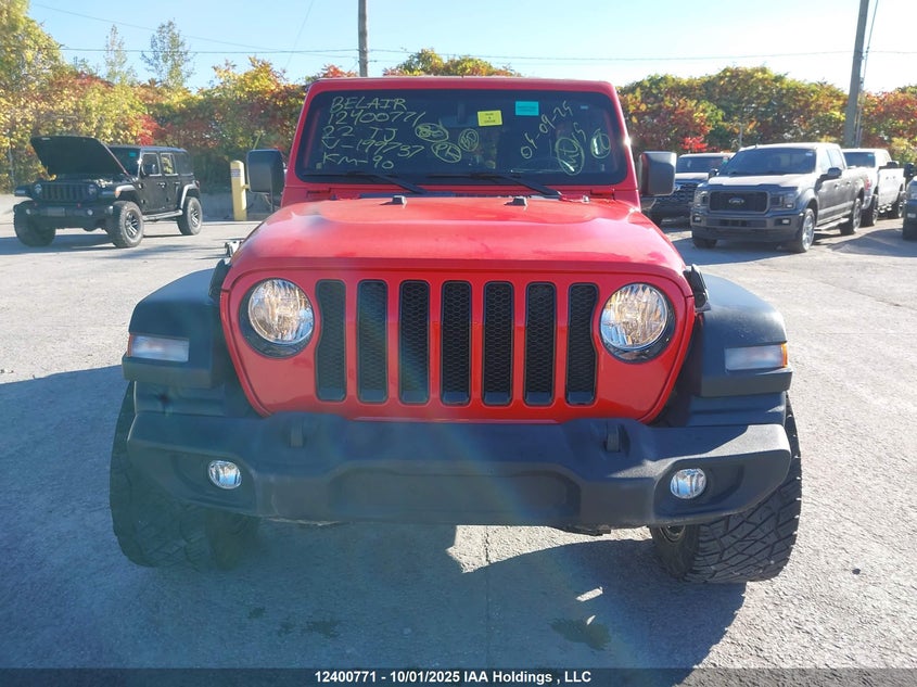 2022 Jeep Tj VIN: 1C4HJXDG6NW199737 Lot: 12400771