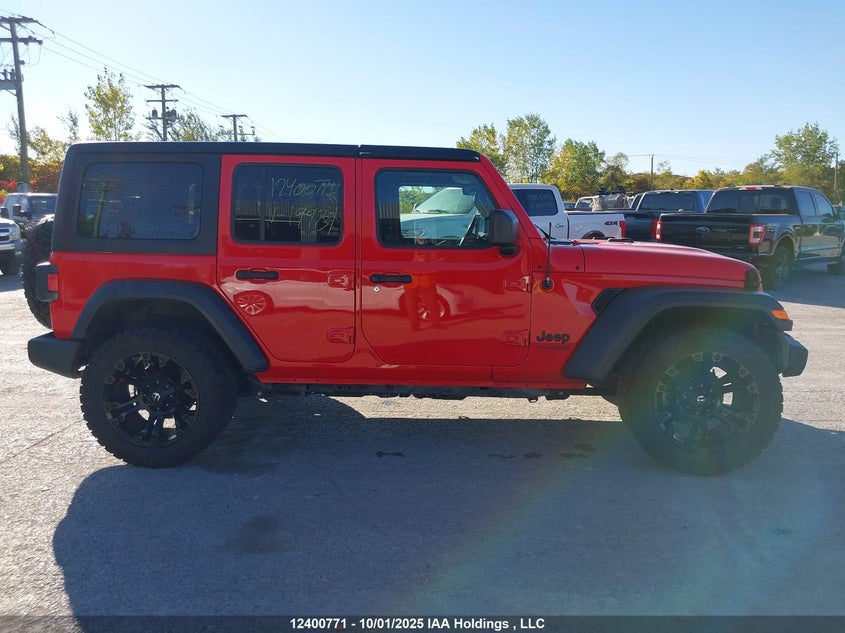 2022 Jeep Tj VIN: 1C4HJXDG6NW199737 Lot: 12400771