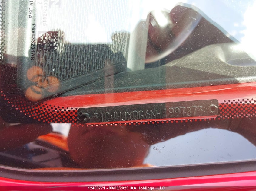 2022 Jeep Tj VIN: 1C4HJXDG6NW199737 Lot: 12400771