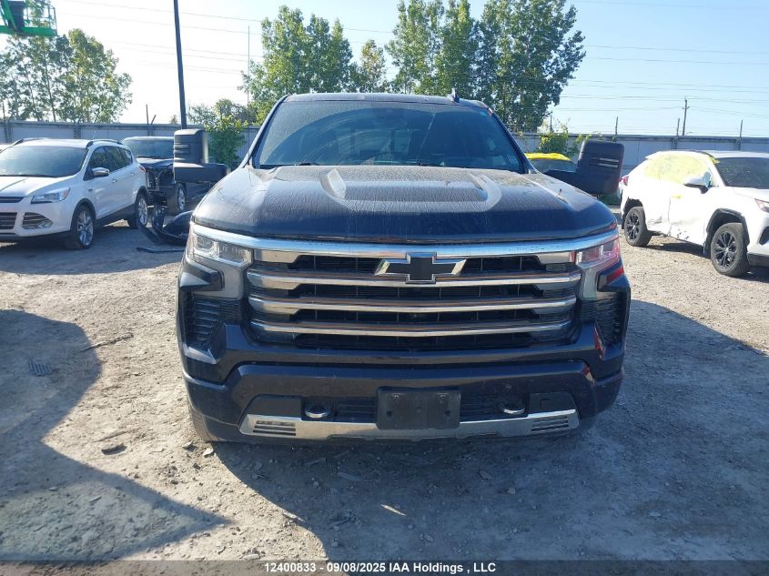 2022 Chevrolet Silverado 1500 High Country VIN: 1GCUDJET5NZ599253 Lot: 12400833
