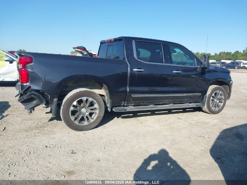 2022 Chevrolet Silverado 1500 High Country VIN: 1GCUDJET5NZ599253 Lot: 12400833
