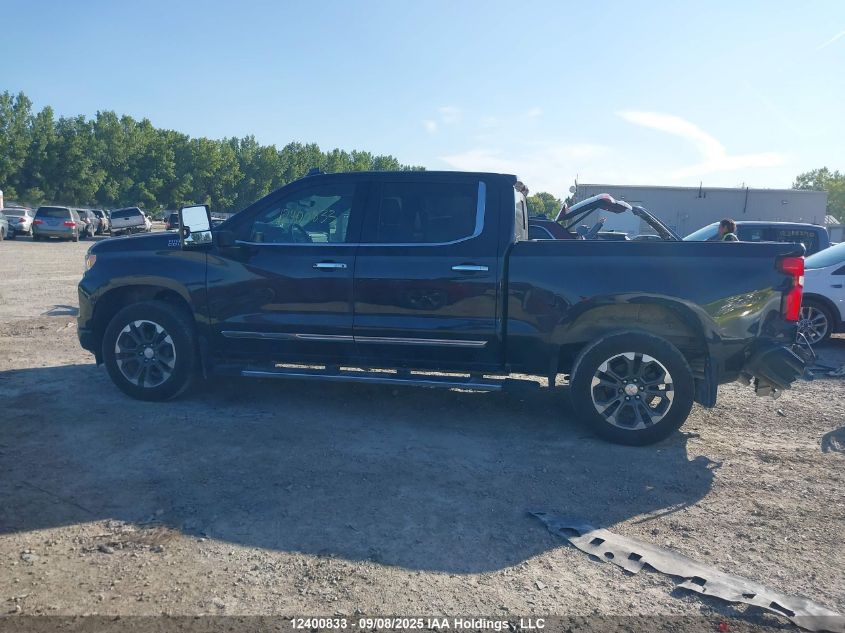 2022 Chevrolet Silverado 1500 High Country VIN: 1GCUDJET5NZ599253 Lot: 12400833