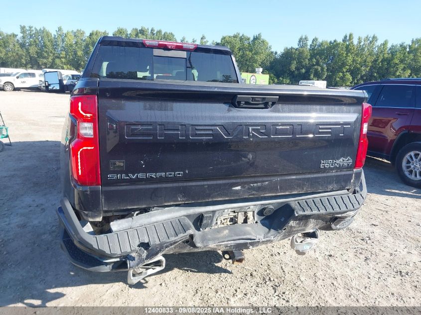 2022 Chevrolet Silverado 1500 High Country VIN: 1GCUDJET5NZ599253 Lot: 12400833
