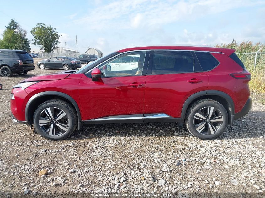 2022 Nissan Rogue Platinum VIN: JN8BT3DDXNW276600 Lot: 12400846