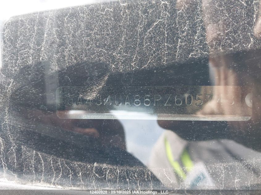 2023 Mitsubishi Outlander VIN: JA4J4UA86PZ605743 Lot: 12400928