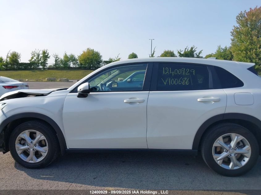 2024 Honda Hr-V VIN: 3CZRZ1H32RM100686 Lot: 12400929