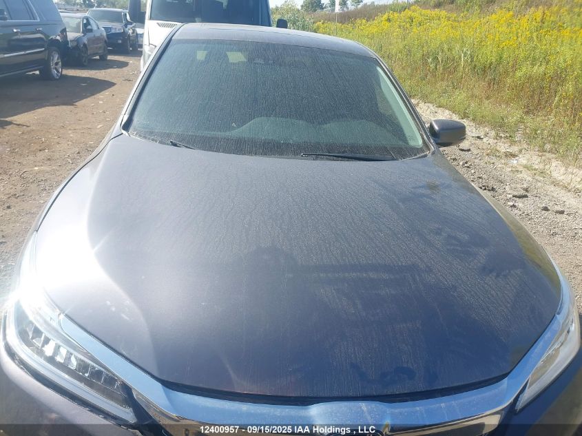 2017 Honda Accord Hybrid Touring VIN: JHMCR6F74HC800710 Lot: 12400957