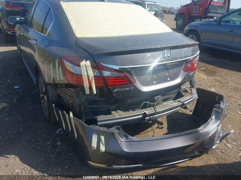 2017 Honda Accord Hybrid Touring VIN: JHMCR6F74HC800710 Lot: 12400957