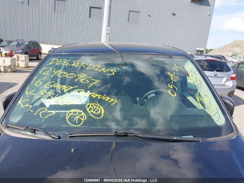 2016 Dodge Grand Caravan Se VIN: 2C4RDGBG9GR331769 Lot: 12400967