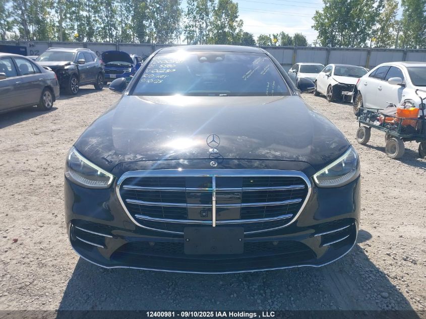 2021 Mercedes-Benz S 580 4Matic VIN: W1K6G7GB2MA062317 Lot: 12400981