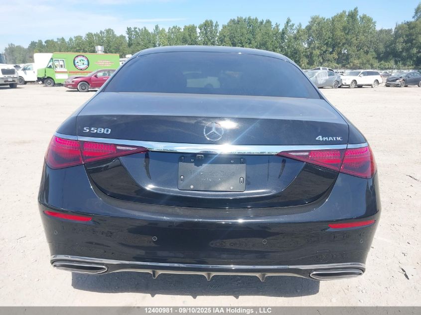 2021 Mercedes-Benz S 580 4Matic VIN: W1K6G7GB2MA062317 Lot: 12400981