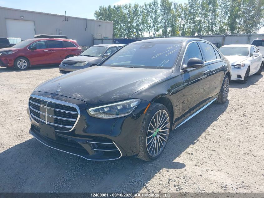 2021 Mercedes-Benz S 580 4Matic VIN: W1K6G7GB2MA062317 Lot: 12400981