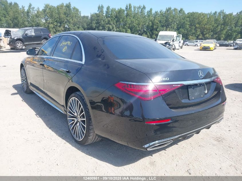 2021 Mercedes-Benz S 580 4Matic VIN: W1K6G7GB2MA062317 Lot: 12400981
