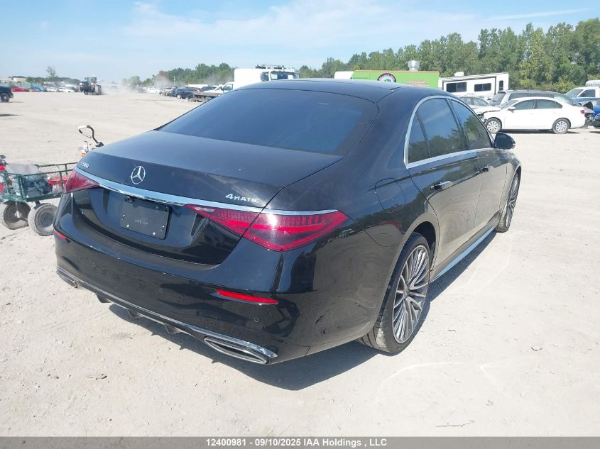 2021 Mercedes-Benz S 580 4Matic VIN: W1K6G7GB2MA062317 Lot: 12400981