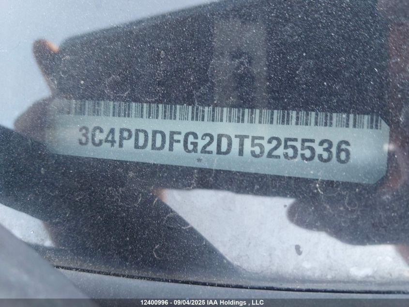 2013 Dodge Journey R/T VIN: 3C4PDDFG2DT525536 Lot: 12400996