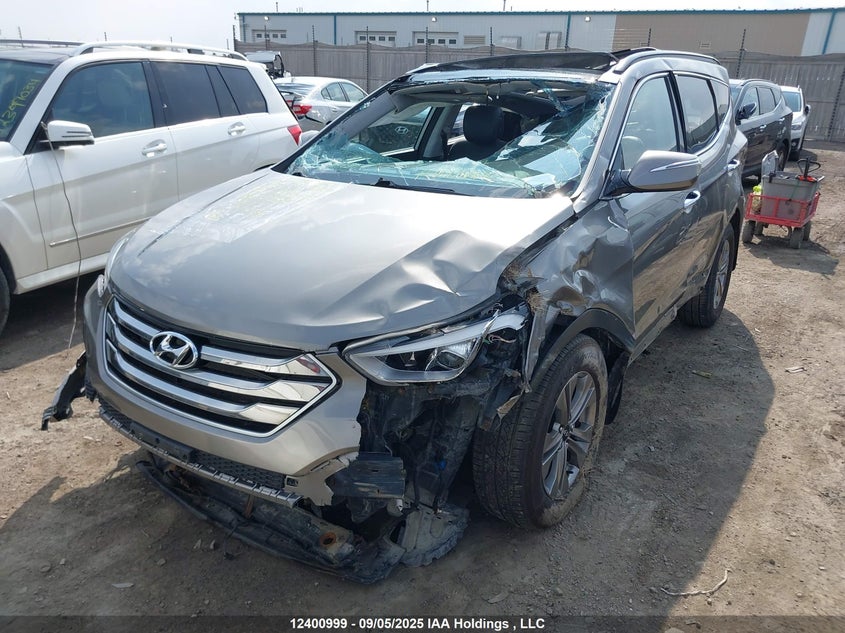 5XYZUDLB1FG302285 2015 HYUNDAI SANTA FE photo no. 2
