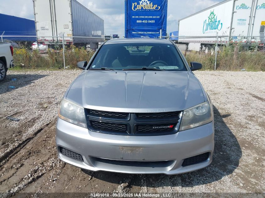 2013 Dodge Avenger VIN: 1C3CDZAB9DN697185 Lot: 12401010