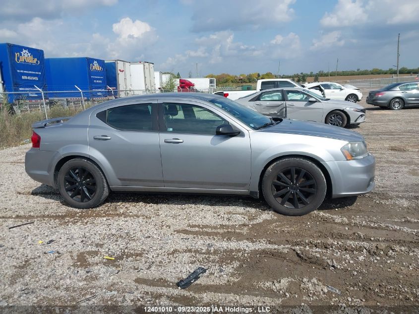 2013 Dodge Avenger VIN: 1C3CDZAB9DN697185 Lot: 12401010