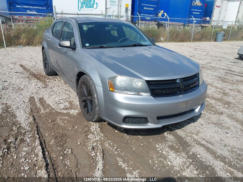 2013 Dodge Avenger VIN: 1C3CDZAB9DN697185 Lot: 12401010