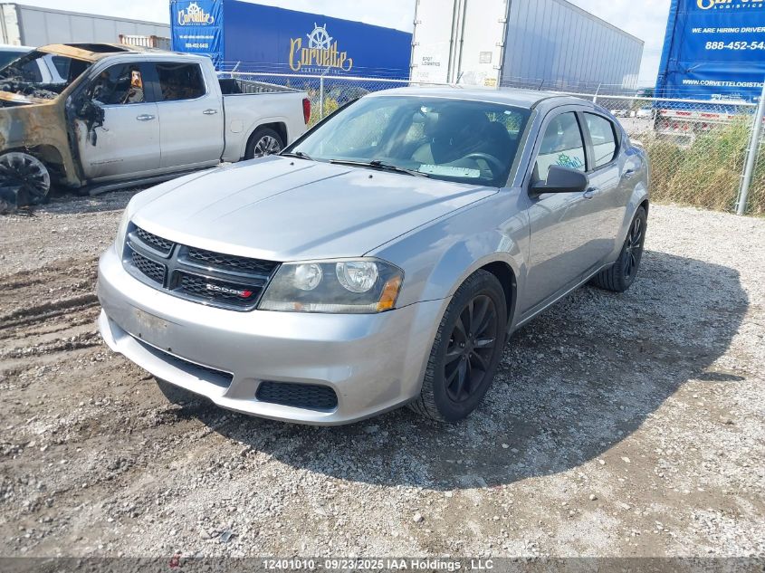 2013 Dodge Avenger VIN: 1C3CDZAB9DN697185 Lot: 12401010