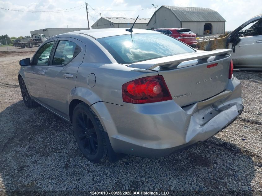 2013 Dodge Avenger VIN: 1C3CDZAB9DN697185 Lot: 12401010