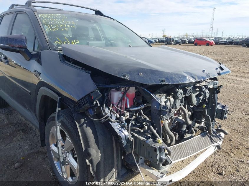 2020 Toyota Rav4 Limited VIN: 2T3DWRFV3LW095452 Lot: 12401013