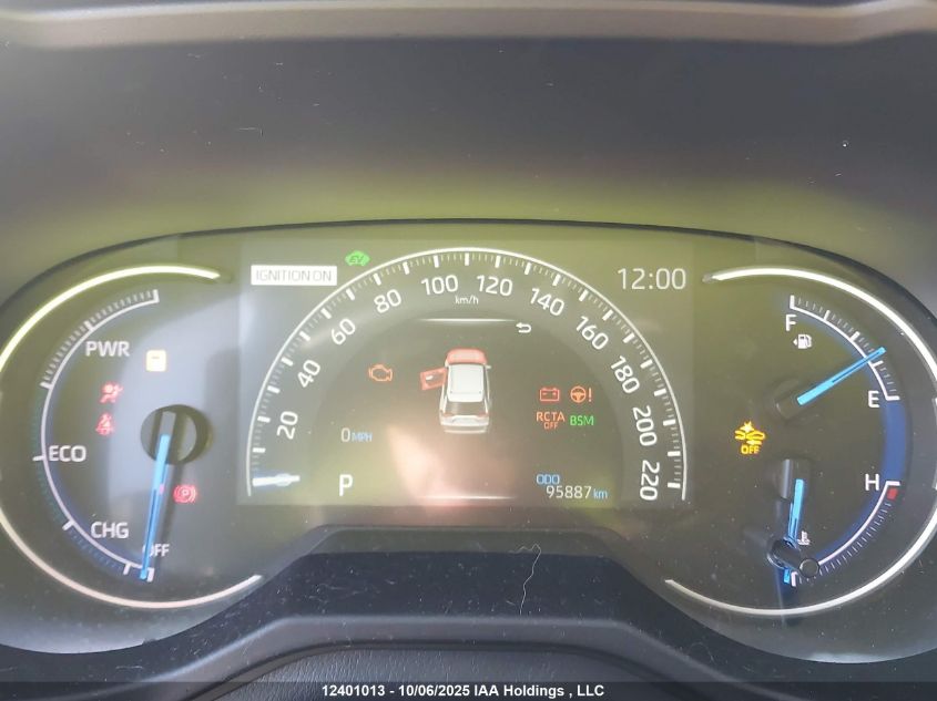 2020 Toyota Rav4 Limited VIN: 2T3DWRFV3LW095452 Lot: 12401013