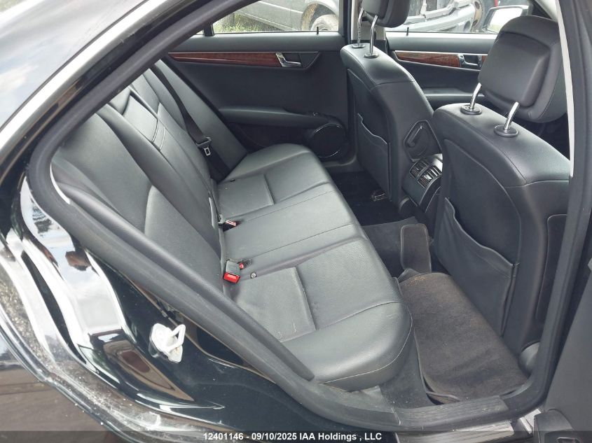 2010 Mercedes-Benz C 250 4Matic VIN: WDDGF8FB7AF360651 Lot: 12401146