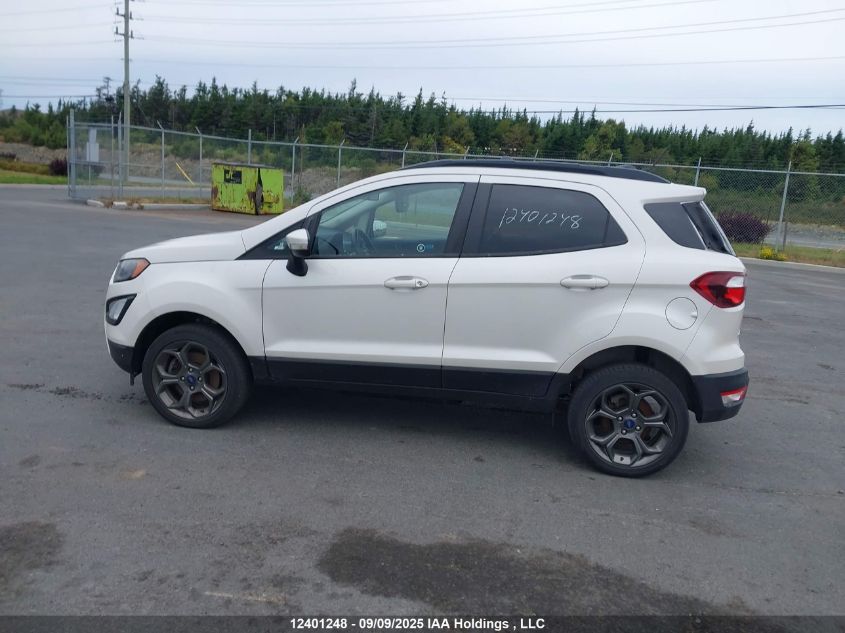 2018 Ford Ecosport Ses VIN: MAJ6P1CL8JC240260 Lot: 12401248