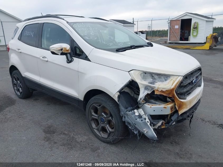 2018 Ford Ecosport Ses VIN: MAJ6P1CL8JC240260 Lot: 12401248