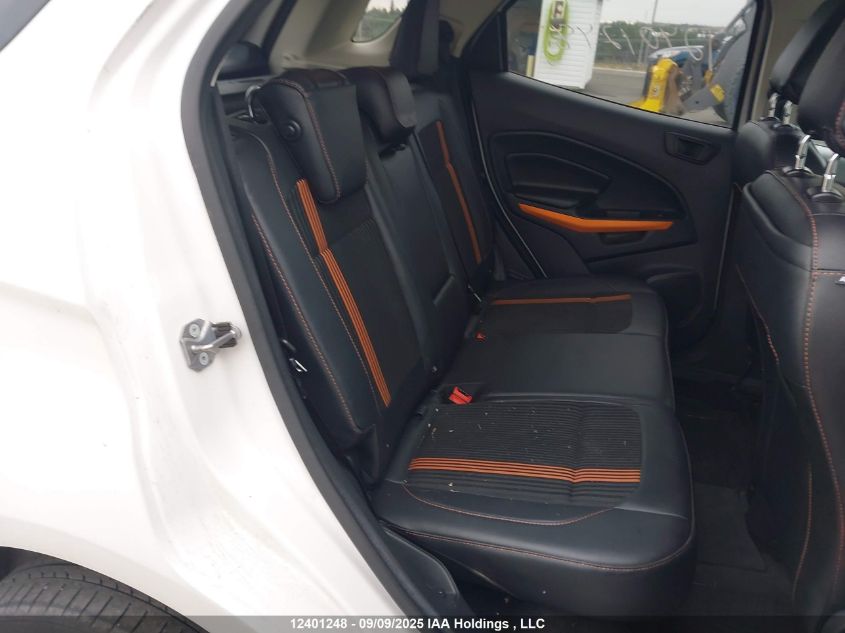 2018 Ford Ecosport Ses VIN: MAJ6P1CL8JC240260 Lot: 12401248