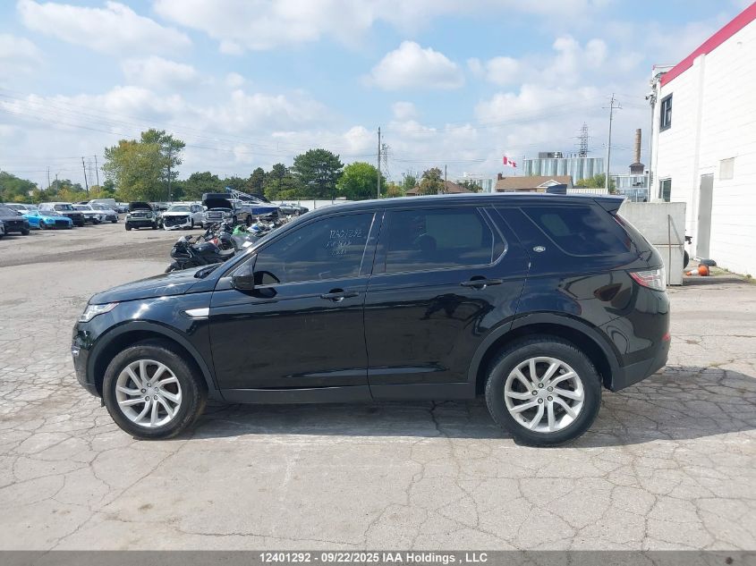 2017 Land Rover Discovery Sport Hse VIN: SALCR2BG1HH714072 Lot: 12401292