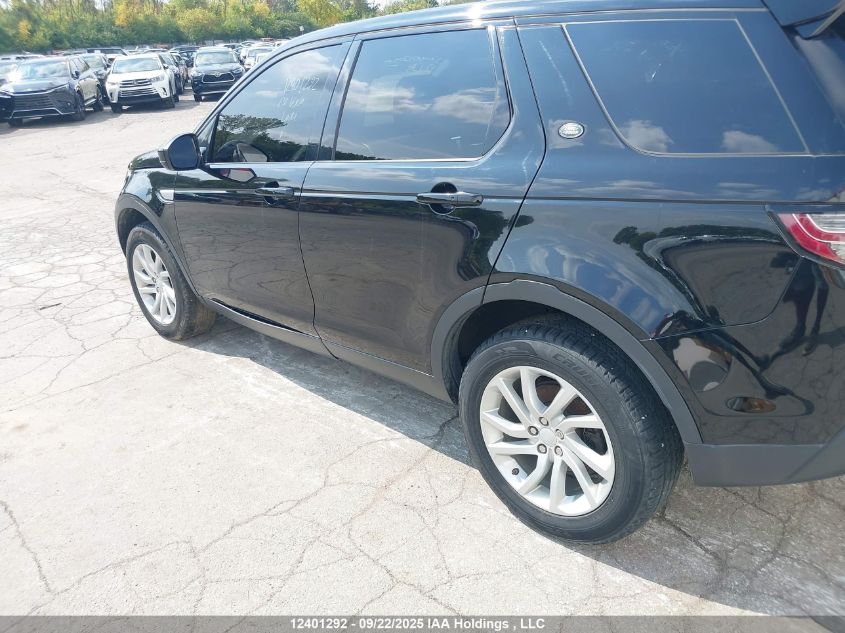 2017 Land Rover Discovery Sport Hse VIN: SALCR2BG1HH714072 Lot: 12401292