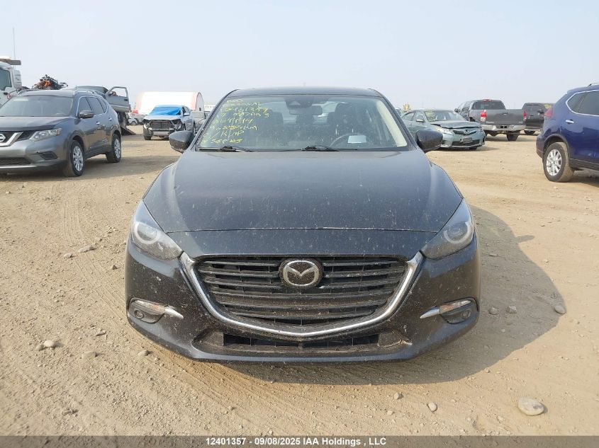 2017 Mazda 3 Grand Touring VIN: JM1BN1W37H1104444 Lot: 12401357