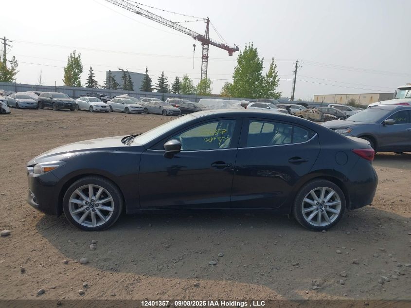 2017 Mazda 3 Grand Touring VIN: JM1BN1W37H1104444 Lot: 12401357