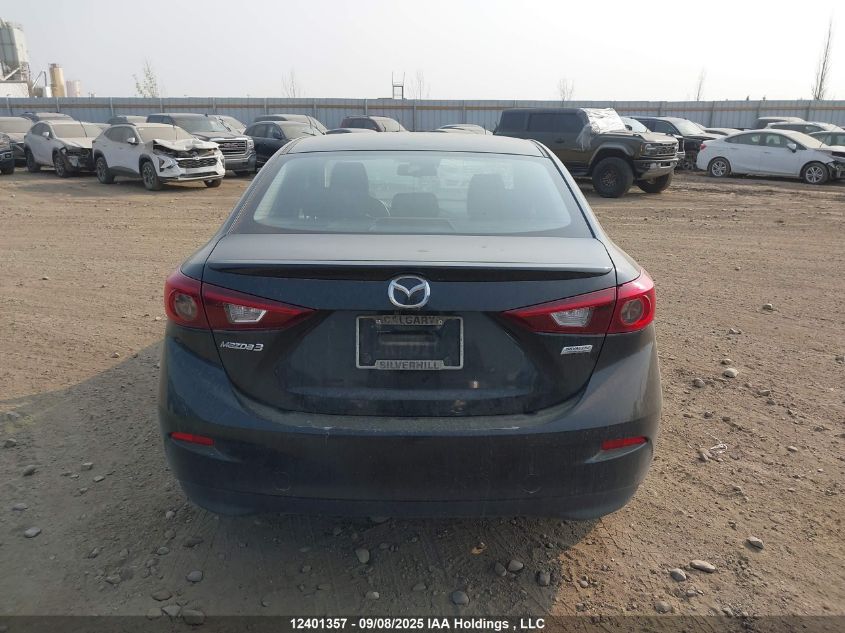 2017 Mazda 3 Grand Touring VIN: JM1BN1W37H1104444 Lot: 12401357